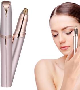 BeeDuck Women's Automatic Mini Electric Eyebrow, Facial, Nose, Ear Hair Removal Trimmer Trimmer 120 min  Runtime 0 Length Settings