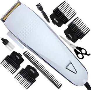 QGS Professional Corded Waterproof Beard Mustache Trimmer Powerful 9W 171 Fully Waterproof Grooming Kit 0 min  Runtime 9 Length Settings