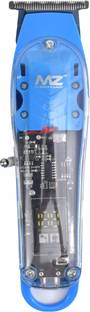 MZ M853T (PROFESSIONAL HAIR TRIMMER )Transparent Graffiti Blade With LED Display Trimmer 180 min  Runtime 3 Length Settings