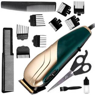 KEMIMY New Corded Man Multi Adjustable Hair Trimmer Hair Shaving Machine Fully Waterproof Trimmer 120 min  Runtime 8 Length Settings