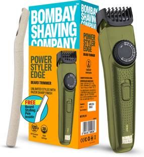 BOMBAY SHAVING COMPANY Flash Charging Men Beard Trimmer with Styling Pen Trimmer 120 min  Runtime 38 Length Settings