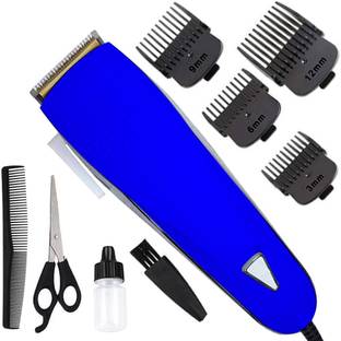 KME Best Electric Salon Low Nois High Power Adjustable Corded Hair Trimmer Fully Waterproof Trimmer 0 min  Runtime 4 Length Settings