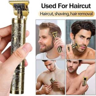 BeeDuck Golden Style Beard, Mustache Body Grooming Trimmer for Men Trimmer 120 min  Runtime 4 Length Settings