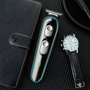 GLOWISH CORDED AND CORDLESS DUAL OPTION MULTIPLE LENGTH SETTING BEARD TRIMMER FOR MEN Trimmer 120 min  Runtime 4 Length Settings