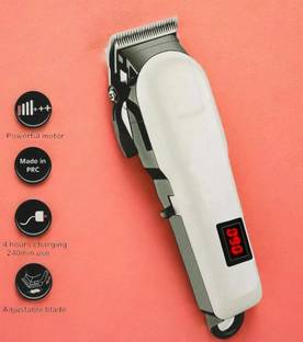 Ziddjeet A117 M809T RECHARGEABLE HAIR CLIPPER & TRIMMER Trimmer Fully Waterproof Trimmer 140 min  Runtime 4 Length Settings