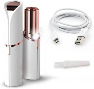 White Wings USB Electric Rechargeable Hair Removal Shaver Without Battery for Women Trimmer 45 min  Runtime 1 Length Settings