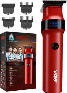 VGR Rosso Professional Trimmer 400 min  Runtime 4 Length Settings