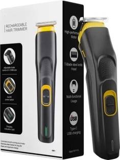 FABUNIK Trimmer Men Fully Waterproof Trimmer 90 min  Runtime 5 Length Settings