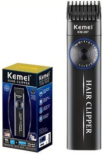 Kemei km-687 HAIR CLLPPER LED DISPLAY Trimmer 110 min  Runtime 4 Length Settings