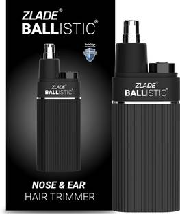 Zlade Nose & Ear Hair Trimmer - AA Battery-Operated Waterproof Trimmer Fully Waterproof Trimmer 200 min  Runtime 1 Length Settings