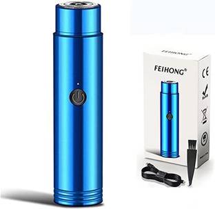 Black mirror Mini Portable Electric Shaver Professional Cordless Rechargeable hair remover Trimmer 120 min  Runtime 1 Length Settings