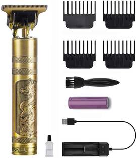 Arrom Cordless Trimmer for men, Multiple Comb, Shaver, Beard Quality Pro+ Golden Trimmer 120 min  Runtime 4 Length Settings