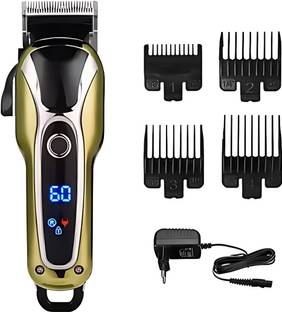 KMY All in 1 Professional Wireless Hair Trimmer Rechargeable Trimmer 180 min  Runtime 4 Length Settings