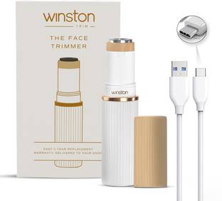 Winston Rechargeable Battery Operated Women/ Trimmer for Face hair removal Trimmer 120 min  Runtime 0 Length Settings