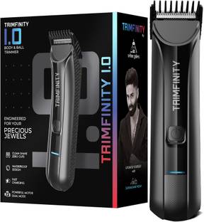 urbangabru 1.0 Body Trimmer for Men with Skin Safe Tech Fully Waterproof Trimmer Body Groomer 90 min  Runtime 4 Length Settings