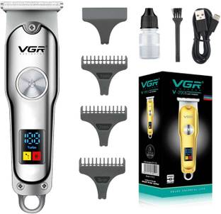 VGR V-290 Professional Hair Clipper with LED Display Trimmer 120 min  Runtime 4 Length Settings