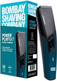 BOMBAY SHAVING COMPANY Power Play NXT 9 Weeks of trim, 90 mins run time, Type C, Self sharpening blades Trimmer 90 min  Runtime 6 Length Settings