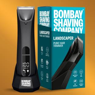 BOMBAY SHAVING COMPANY Body And Pubic Hair Trimmer for Men | For Men's Private Parts | Fully Waterproof Trimmer 90 min  Runtime 4 Length Settings