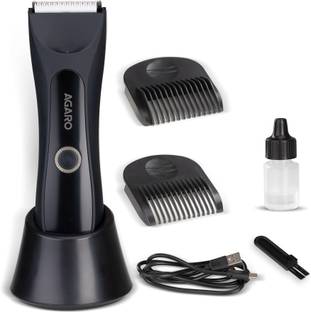 AGARO Grand Body Trimmer, For Beard, Body Shaving, 3 Length Settings Body Groomer 120 min  Runtime 3 Length Settings
