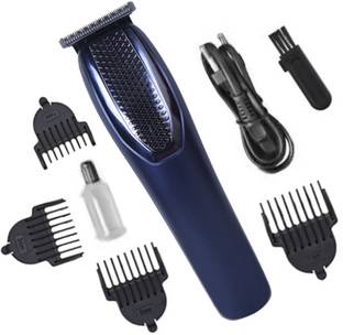 HCT New Professional Chargeable Low Noise Smooth Shaving Hair Cutting Machine Trimmer 45 min  Runtime 4 Length Settings