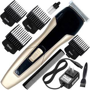 WDC C New Professional Rechargeable Razor Fast Charging Hair Clipper Beard Moustache Fully Waterproof Trimmer 120 min  Runtime 5 Length Settings