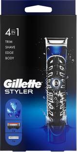 Gillette Proglide 4-in-1 Styler Trimmer 30 min  Runtime 3 Length Settings