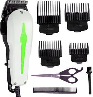 IUHYHGV Professional Hair Clipper Works on with Direct Electric Power with wire attached (Non-Rechargeable) Trimmer 0 min  Runtime 4 Length Settings