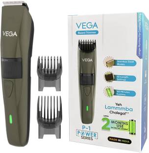 VEGA Power Series P-1 Beard Trimmer for Men Trimmer 160 min  Runtime 40 Length Settings