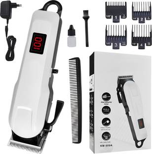 FABUNIK Rechargeable Hair Clipper Razor Lcd Display Cordless Electric Shaver Beard Fully Waterproof Trimmer 180 min  Runtime 5 Length Settings