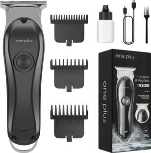 One Plus OP 118 Cordless Professional Small Size Clipper,waterproof With Turbo Mode Hair Trimmer 90 min  Runtime 4 Length Settings