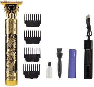 Dcmr Professional Golden t99 Trimmer Haircut Grooming Kit Metal Body Rechargeable 57 Fully Waterproof Trimmer 120 min  Runtime 4 Length Settings