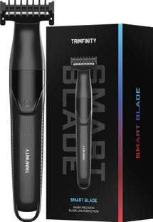 Trimfinity Smart Blade Men’s Beard Trimmer | Dual-Sided Shaver | IPX6 Waterproof Fully Waterproof Trimmer 90 min  Runtime 5 Length Settings