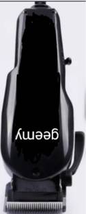 Geemy Professional hair clipper and trimmer direct electric pawer for men(black) Trimmer 0 min  Runtime 4 Length Settings