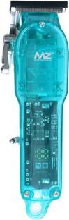 MZ M854T (PROFESSIONAL HAIR TRIMMER )Transparent Graffiti Blade With LED Display Trimmer 200 min  Runtime 4 Length Settings