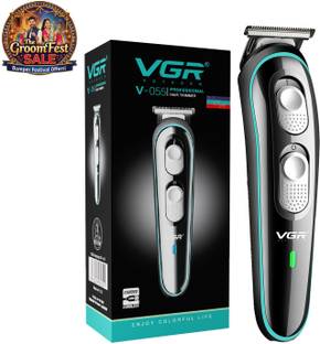 VGR V-055 Professional Hair Trimmer 120 min  Runtime 4 Length Settings