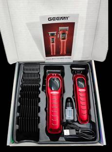 Geemy GM-8046 professional hair clipper trimmer set 2 in 1 combo kit Trimmer 240 min  Runtime 9 Length Settings