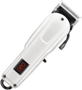 WunderVoX Professional Cordless Rechargeable LED Display Hair Clipper-XI Trimmer 120 min  Runtime 4 Length Settings