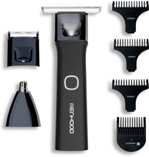 MENHOOD Grooming Trimmer Ultra For Men, Body, Beard, Ear&Nose Hair, Multi-Purpose 3 in 1 Fully Waterproof Trimmer 180 min  Runtime 3 Length Settings