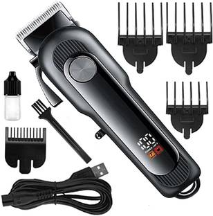 knowdad KUBRA-KB-908 Professional Cordless & Led Display Hair Clipper, Trimmer 180 min  Runtime 4 Length Settings