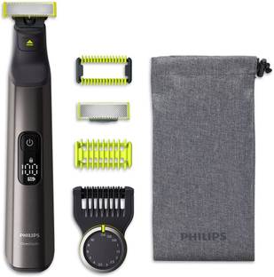 PHILIPS QP6550/15 OneBlade Pro Shaver and Trimmer 120 min  Runtime 14 Length Settings