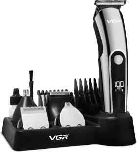 VGR V-107 Professional 11in1 Grooming Kit Fully Waterproof Trimmer 150 min  Runtime 30 Length Settings