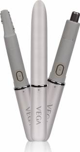 VEGA 2-In-1 Unisex Face/Body & Nose Trimmer, IPX 5 Water Resistant, (VHBT-02) Fully Waterproof Body Gr...