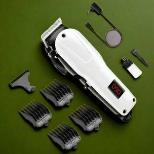 3BAAN A31 M809T Rechargeable Hair Trimmer Most Powerful Motor & Adjustable Blade Fully Waterproof Trimmer 140 min  Runtime 4 Length Settings