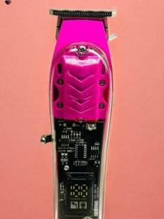 Bydye X590 M853T Transparent Hair Clipper Power Display & Electric Trimmer for Men Fully Waterproof Trimmer 120 min  Runtime 3 Length Settings