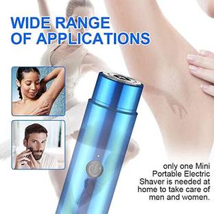 Black mirror Mini Portable Electric Shaver Professional Cordless Rechargeable hair remover Trimmer 120 min  Runtime 1 Length Settings