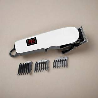 Ziddjeet A85Barber machines, Professional Hair clippers Electric Cordless LCD Hair Fully Waterproof Trimmer 300 min  Runtime 4 Length Settings
