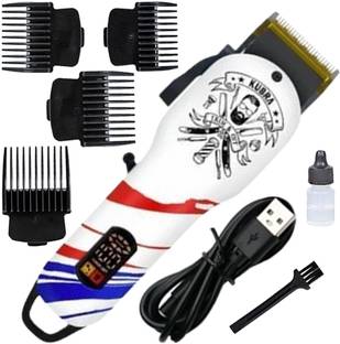 SMART Hair Clipper Grooming Kit Zero Gap Trimmer Professional Hair Trimmer LCD Display Fully Waterproof Trimmer 180 min  Runtime 4 Length Settings