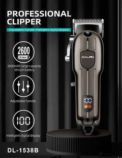 Drake DL-1538B, LED Display, Cordless, 3 Hours USB Charging Hair Clipper/ Trimmer 180 min  Runtime 15 Length Settings
