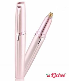 LICHEE Eyebrow Trimmer Pen, Upper Lips, Nose, Ear Hair Remover Trimmer Trimmer 120 min  Runtime 0 Length Settings