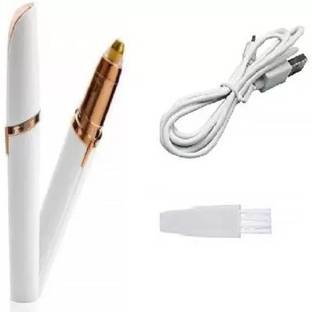 SERCUI Women’s Portable Painless Safe Electric Battery Operated Eyebrow Hair Remover Trimmer 90 min  Runtime 0 Length Settings